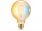 Preview: WIZ E27 Smarte LED Filament Lampe Bernstein in Kugelform Tunable White 7W wie 50W WLAN