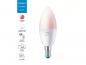 Preview: 2er Pack WIZ E14 Smarte LED Kerzenlampe RGBW 4,9W wie 40W WLAN/Wi-Fi Tunable White & Color