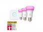 Preview: Philips Hue White & Color Ambiance Starter Set mit 3 x E27 RGBW Lampen 11W wie 75W & Bridge