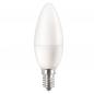 Preview: PHILIPS E14  CorePro LED-Kerze opalweiß mattiert 5W wie 40W 470 Lumen warmweiße Wohnlbeleuchtung
