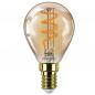 Preview: PHILIPS E14 LED Lampe Gold  3,5W wie 15W 1800K extra warmweißes gemütliches Licht