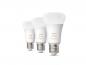 Preview: 3er Philips Hue White Ambiance E27 Lampen 9W - tubable white dimmbar