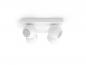 Preview: Philips Hue White Ambiance Buckram 4er Spot in Weiß im Retrostyle mit Dimmschalter