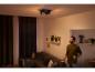 Preview: Philips Hue White Ambiance Buckram 4er Spot schwarz mit Dimmschalter - tunable White