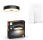 Preview: Philips Hue White Ambiance Ceiling light Fair Deckenleuchte Zigbee & Bluetooth in schwarz mit Dimmschalter