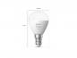 Preview: 2er Pack Philips Hue White E14 LED Lampen in Tropfenform 5,7 Watt dimmbares warmweißes Licht