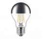 Preview: PHILIPS E27 LED Kopfspiegel Lampe versilbert 7,2W wie 50 Watt dimmbar warmweisses blendfreies Licht