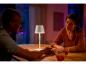 Preview: Philips Hue White & Color Ambiance Tragbare Tischleuchte Go mit Akku & RGBW Bluetooth und Zigbee