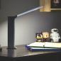 Preview: Philips Akku USB LED Schreibtischleuchte Amber in Grau dimmbar