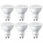 Preview: 6er Pack Philips GU10 CorePro LED Strahler 4.7W wie 50W 3000K warmweißes Licht schmaler Abstrahlwinkel mit 36 Grad