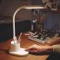 Preview: Philips Akku USB LED Schreibtischleuchte Bucket in Weiß dimmbar mit Stiftfach