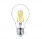 Preview: PHILIPS E27 LED Lampe Birnenform mit dekorativen Filamentfäden 3,4W wie 40W universalweißes Licht 4000k