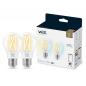 Preview: 2er Pack WIZ E27 Smarte LED Filament Lampe Tunable White 7W wie 60W WLAN