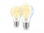 Preview: 2er Pack WIZ E27 Smarte LED Filament Lampe Tunable White 7W wie 60W WLAN