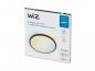 Preview: WIZ Smarte Superslim LED Deckenleuchte in Schwarz WLAN/Wi-Fi Tunable White Ø55cm leistungsstark für große Räume