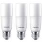 Preview: 3er Set PHILIPS CorePro E27 LED Lampen in Stickform 7,5W wie 57W warmweißes blendfreies Licht 3000K