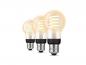 Preview: 3er Philips Hue White Ambiance E27 Filament Lampen 7W - tubable white dimmbar - Vintage