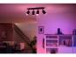 Preview: Philips Hue White & Color Ambiance Fugato 4-er Spot in schwarz