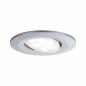 Preview: Paulmann 93095 3er-Set HomeSpa LED Einbauleuchte Calla schwenkbar staubdicht Strahlwasser geschützt rund 90mm 30° 5W White Switch Chrom matt