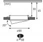 Preview: Set Paulmann 93427 Einbauleuchte Base Coin LED schwenkbar 3-stepdim Weiß