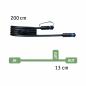 Preview: Paulmann 93926 Outdoor Plug & Shine Kabel IP68 2m 1 in-2 out 2x1.5mm² Schwarz