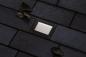 Preview: Paulmann 94578 Solar LED Bodeneinbauleuchte Domenic staubdicht 1m unter Wasser geschützt warmweiß Schwarz