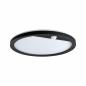 Preview: Paulmann 94664 LED Außenpanel Lamina Backlight Bewegungsmelder seewasserresistent Spritzwasser geschützt rund 280mm warmweiß 14,5W Schwarz Kunststoff
