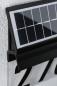 Preview: Paulmann 94694 Solar LED Hausnummernleuchte Neda Spritzwasser geschützt warmweiß Schwarz