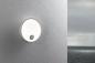 Preview: Paulmann 94699 LED Außenwandleuchte Platomo Bewegungsmelder seewasserresistent Spritzwasser geschützt rund 180mm warmweiß 14,5W Weiß Kunststoff