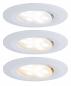 Preview: Paulmann 99934 Einbauleuchte Set Calla IP65 3step color rd schw LED 550lm tunable white 5.5W Weiß