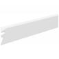 Preview: EVN Wand-Profil, schräg Aluminium-Profil 200cm weiß pulverbeschichtet