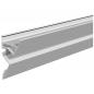 Preview: EVN Wand-Profil, schräg Aluminium-Profil 100cm Alu eloxiert