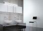 Preview: 90cm Geradlinige Helestra LADO LED Wandleuchte & Spiegelleuchte für Badezimmer in schwarz-matt