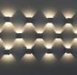 Preview: Würfelförmige LED Wandleuchte up&down für innen & außen anthrazit IP54 3000K EVN