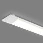Preview: 90cm EVN Elegante flache LED Anbauleuchte weiß für den Profibereich entwickelt IP20 3000K 35W 2900lm - helle warmweiße Beleuchtung