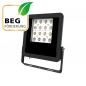 Preview: Flacher wetterfester LED Fluter Panthera 30W 4000K 3600 lm IP65 schwarz EVN