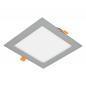 Preview: EVN LED Einbaupanel mit warmweißem Licht silber IP20 15W 3000K 1000lm