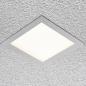 Preview: EVN LED Einbaupanel mit warmweißem Licht silber IP20 21W 3000K 1600lm