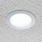 Preview: EVN LED Einbaupanel mit universalweißem Licht  rund silber IP20 15W 4000K 1100lm EinbauØ155