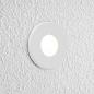 Preview: EVN LED Wandeinbauleuchte weiß IP44 12V/DC 0.6W 3000K warmweißem Licht feuchtraumgeeignet  EinbauØ55
