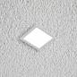 Preview: EVN Minimalistische Quadratische LED-Deckenleuchte in Weiß IP20 4.5W 3000K warmweißes Licht