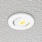 Preview: EVN LED Decken-Einbaustrahler warmweißes Licht rund schwenkbar weiß IP20 700mA 3W 3000K 170lm EinbauØ48