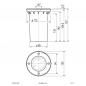 Preview: EVN LED Bodeneinbauleuchte rund IP67 Überfahrbar für Parkplatz 11W warmweißes Licht 740lm EinbauØ112