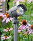 Preview: EVN LED Erdspießstrahler Gartenspot anthrazit IP65 15W 3000K 934lm 1.8m mit Anschlussbox