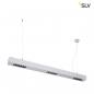 Preview: SLV 1000928 Q-LINE PD LED Indoor Pendelleuchte 1m BAP silber 3000K