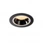 Preview: SLV 1003867 NUMINOS DL M Indoor LED Deckeneinbauleuchte schwarz/chrom 3000K 20° inkl. Blattfedern