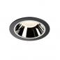 Preview: SLV 1004035 NUMINOS DL XL Indoor LED Deckeneinbauleuchte schwarz/chrom 4000K 20°