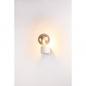 Preview: Schlichte weiße Wandlampe für dekorative Leuchtmittel -  FITU in weiß SLV 1004739