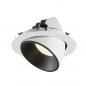 Preview: SLV 1006077 NUMINOS GIMBLE XL Deckeneinbauleuchte weiß / schwarz neutralweißes Licht