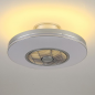 Preview: Halo Design Ventilator Planfond & LED Loftlampe mit Fernbedienung & Backlight für Decke und Wand